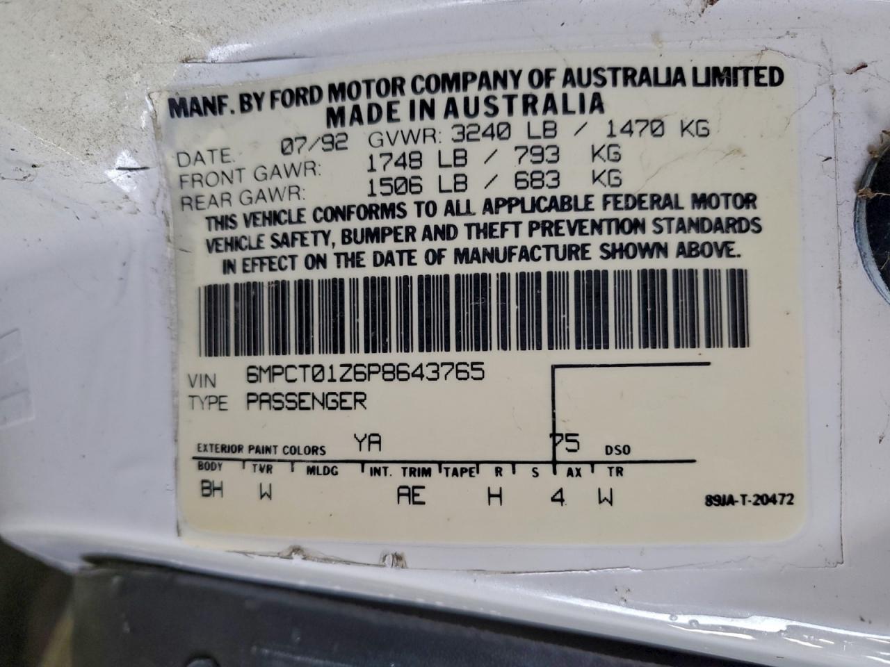 Mercury Capri Image 12